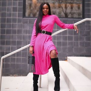 Ann Taylor Polka dot dress